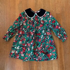vintage girls christmas dress